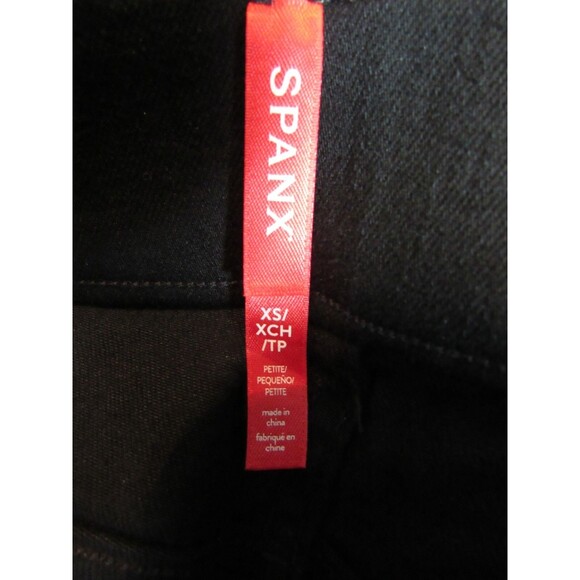 Spanx Black Elastic Waist Pull On Skinny Jeans Size PXS EUC - Picture 5 of 5